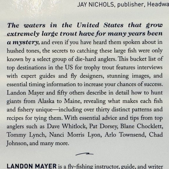 The Hunt for Giant Trout - Landon Mayer - Picture 8 of 8